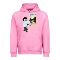 Fuchsia Pink bob sloth Urban Hoodie - linhVisuals