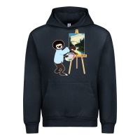 Navy bob sloth Urban Hoodie - linhVisuals