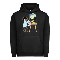 Pigment Black bob sloth Urban Hoodie - linhVisuals