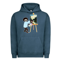 Pigment Midnight Navy bob sloth Urban Hoodie - linhVisuals