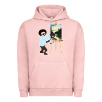 Pigment Salmon bob sloth Urban Hoodie - linhVisuals