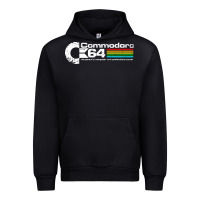 Black #commodore 64 Urban Hoodie - linhVisuals