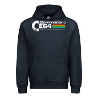 Navy #commodore 64 Urban Hoodie - linhVisuals