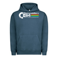 Pigment Midnight Navy #commodore 64 Urban Hoodie - linhVisuals