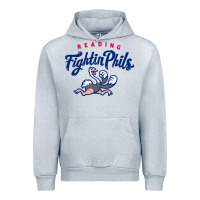 Heather Grey reading fightin phils Urban Hoodie - linhVisuals