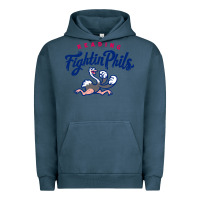 Pigment Midnight Navy reading fightin phils Urban Hoodie - linhVisuals