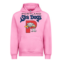Fuchsia Pink sea dogs team Urban Hoodie - linhVisuals