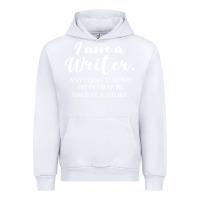 White i am a writer Urban Hoodie - linhVisuals