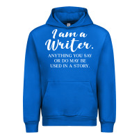 Cobalt i am a writer Urban Hoodie - linhVisuals