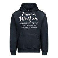 Navy i am a writer Urban Hoodie - linhVisuals