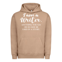Pigment Burro i am a writer Urban Hoodie - linhVisuals