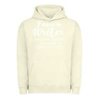 Pigment Pistachio i am a writer Urban Hoodie - linhVisuals