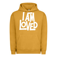 Pigment Peanut Butter i am loved Urban Hoodie - linhVisuals