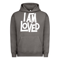 Pigment Tornado i am loved Urban Hoodie - linhVisuals