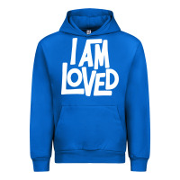 Cobalt i am loved Urban Hoodie - linhVisuals