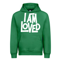 Emerald i am loved Urban Hoodie - linhVisuals