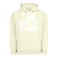Pigment Pistachio i am loved Urban Hoodie - linhVisuals