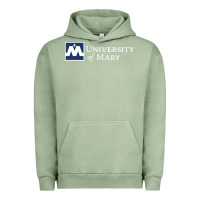 Pigment Oil Green University of Mary, Apparel Urban Hoodie - linhVisuals