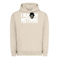 Pigment French Oak i know nothing Urban Hoodie - linhVisuals