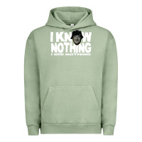 Pigment Oil Green i know nothing Urban Hoodie - linhVisuals