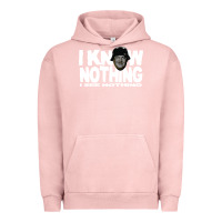 Pigment Salmon i know nothing Urban Hoodie - linhVisuals