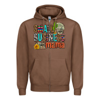 Chestnut small business mama Zipper Hoodie - AdoDesignShop