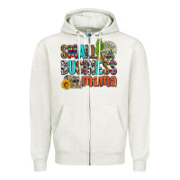 Oatmeal Heather small business mama Zipper Hoodie - AdoDesignShop