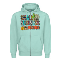 Seafoam small business mama Zipper Hoodie - AdoDesignShop