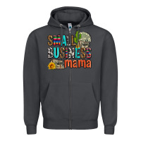 Smoke small business mama Zipper Hoodie - AdoDesignShop