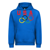 Cobalt OLYMPIC RINGS Urban Hoodie - linhVisuals
