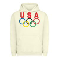 Pigment Pistachio OLYMPIC RINGS Urban Hoodie - linhVisuals