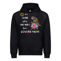 Black funny be a green cheek conure parrot bird mom mother sweatshirt Urban Hoodie - linhVisuals