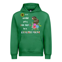 Emerald funny be a green cheek conure parrot bird mom mother sweatshirt Urban Hoodie - linhVisuals