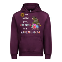 Mauve Wine funny be a green cheek conure parrot bird mom mother sweatshirt Urban Hoodie - linhVisuals