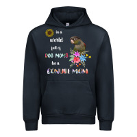 Navy funny be a green cheek conure parrot bird mom mother sweatshirt Urban Hoodie - linhVisuals