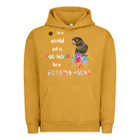 Pigment Peanut Butter funny be a green cheek conure parrot bird mom mother sweatshirt Urban Hoodie - linhVisuals