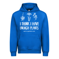 Cobalt i think i have enough plants Urban Hoodie - linhVisuals