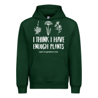 Forest Green i think i have enough plants Urban Hoodie - linhVisuals