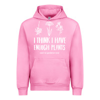 Fuchsia Pink i think i have enough plants Urban Hoodie - linhVisuals