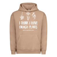 Pigment Burro i think i have enough plants Urban Hoodie - linhVisuals