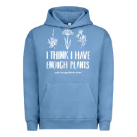 Pigment Pebble Blue i think i have enough plants Urban Hoodie - linhVisuals