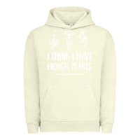 Pigment Pistachio i think i have enough plants Urban Hoodie - linhVisuals