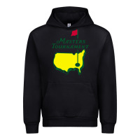 Black MASTERS TOURNAMENT GOLF Urban Hoodie - linhVisuals