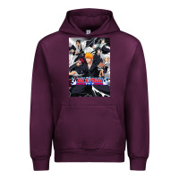 Mauve Wine Bleachs Anime Urban Hoodie - linhVisuals