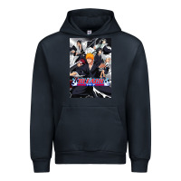Navy Bleachs Anime Urban Hoodie - linhVisuals