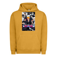 Pigment Peanut Butter Bleachs Anime Urban Hoodie - linhVisuals