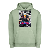 Pigment Oil Green Bleachs Anime Urban Hoodie - linhVisuals