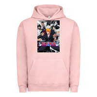 Pigment Salmon Bleachs Anime Urban Hoodie - linhVisuals