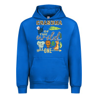 Cobalt grandma of the wild one zoo mother birthday safari jungle long sleeve Urban Hoodie - linhVisuals