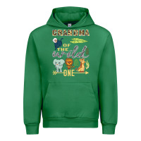 Emerald grandma of the wild one zoo mother birthday safari jungle long sleeve Urban Hoodie - linhVisuals